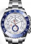 New Upgraded Rolex Yacht-Master ll Watch Benz Hand SS Blue Ceramic Watch 44mm